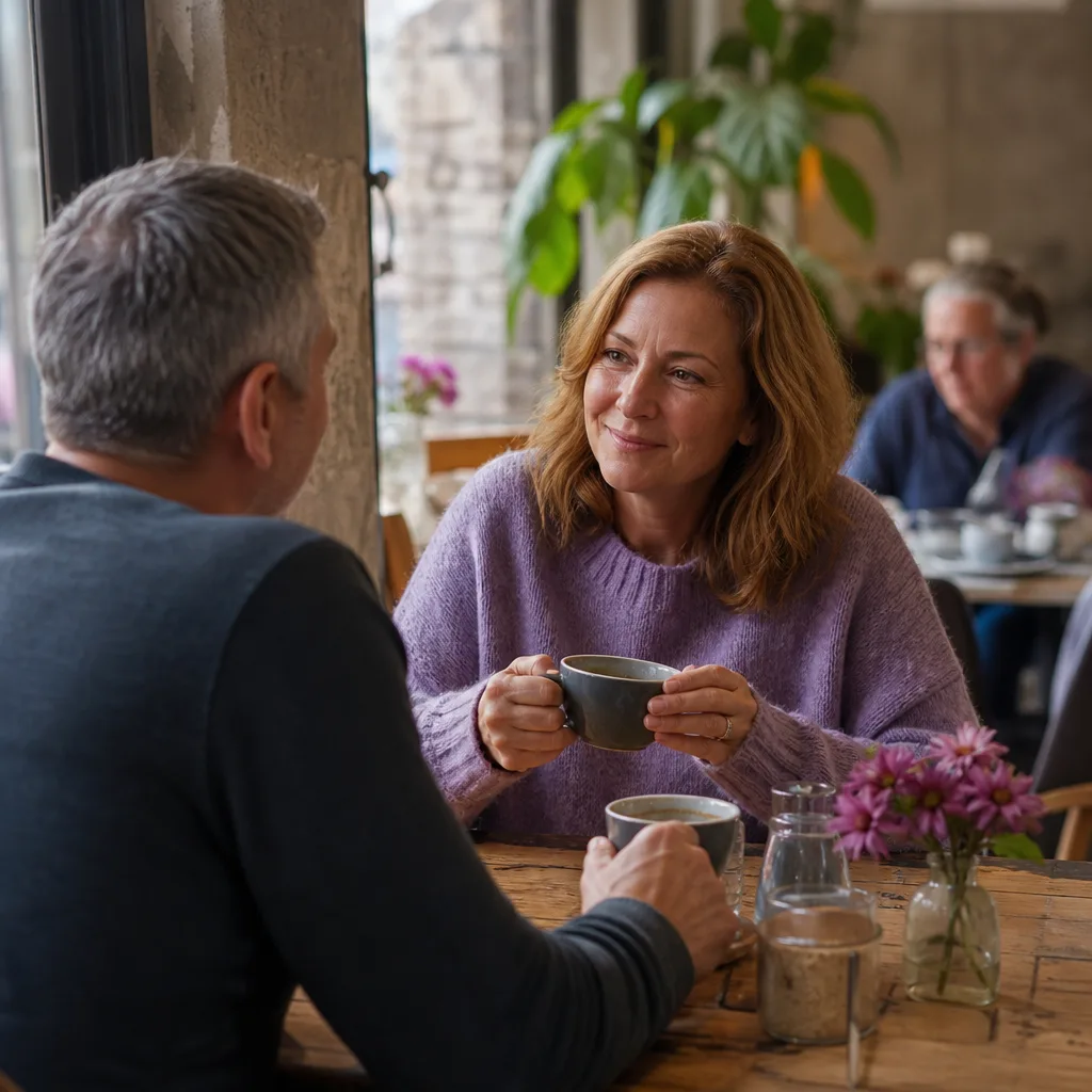 Person writing down personal dating boundaries at a kitchen table